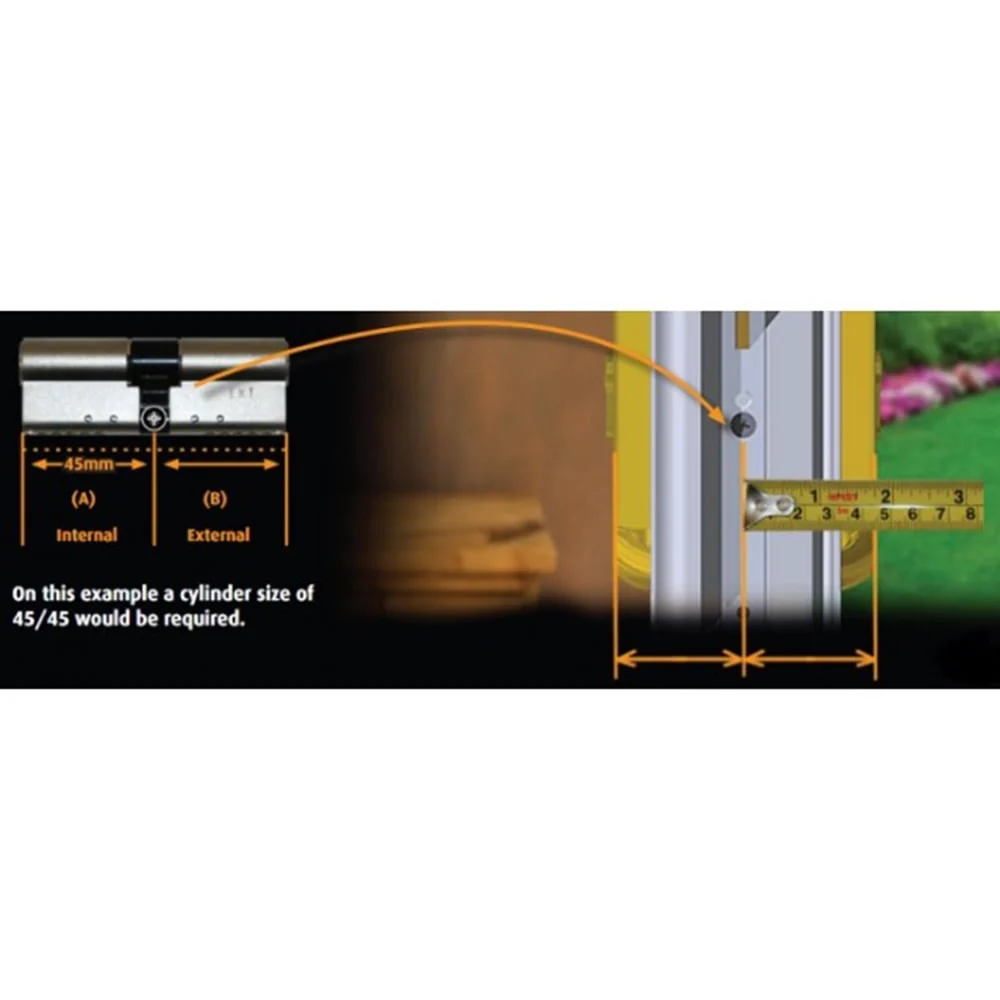 Avocet ABS High Security Euro Cylinder - Anti Snap Lock - TS007 3 Star (Keyed Alike) - Image 4