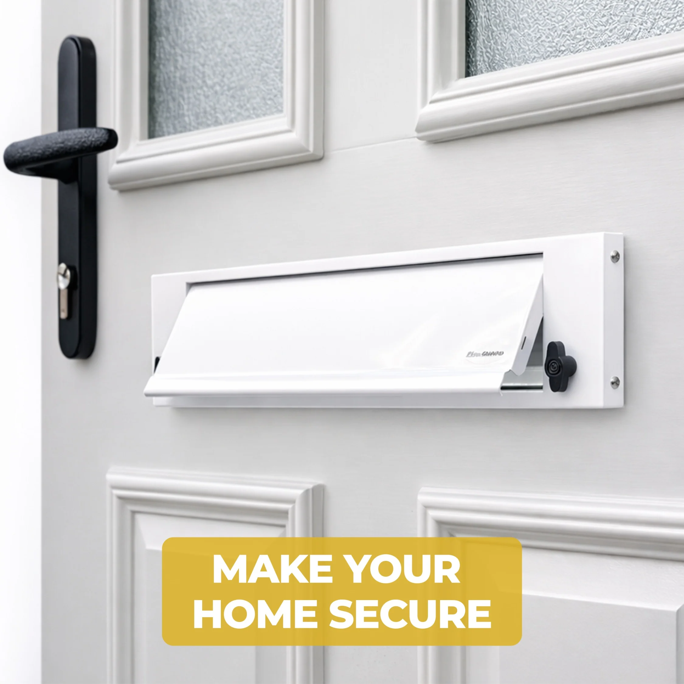 FlapGUARD Lockable Letterbox Security Cover — Anti-Arson & Anti-Fishing Letter Plate Guard - Image 5