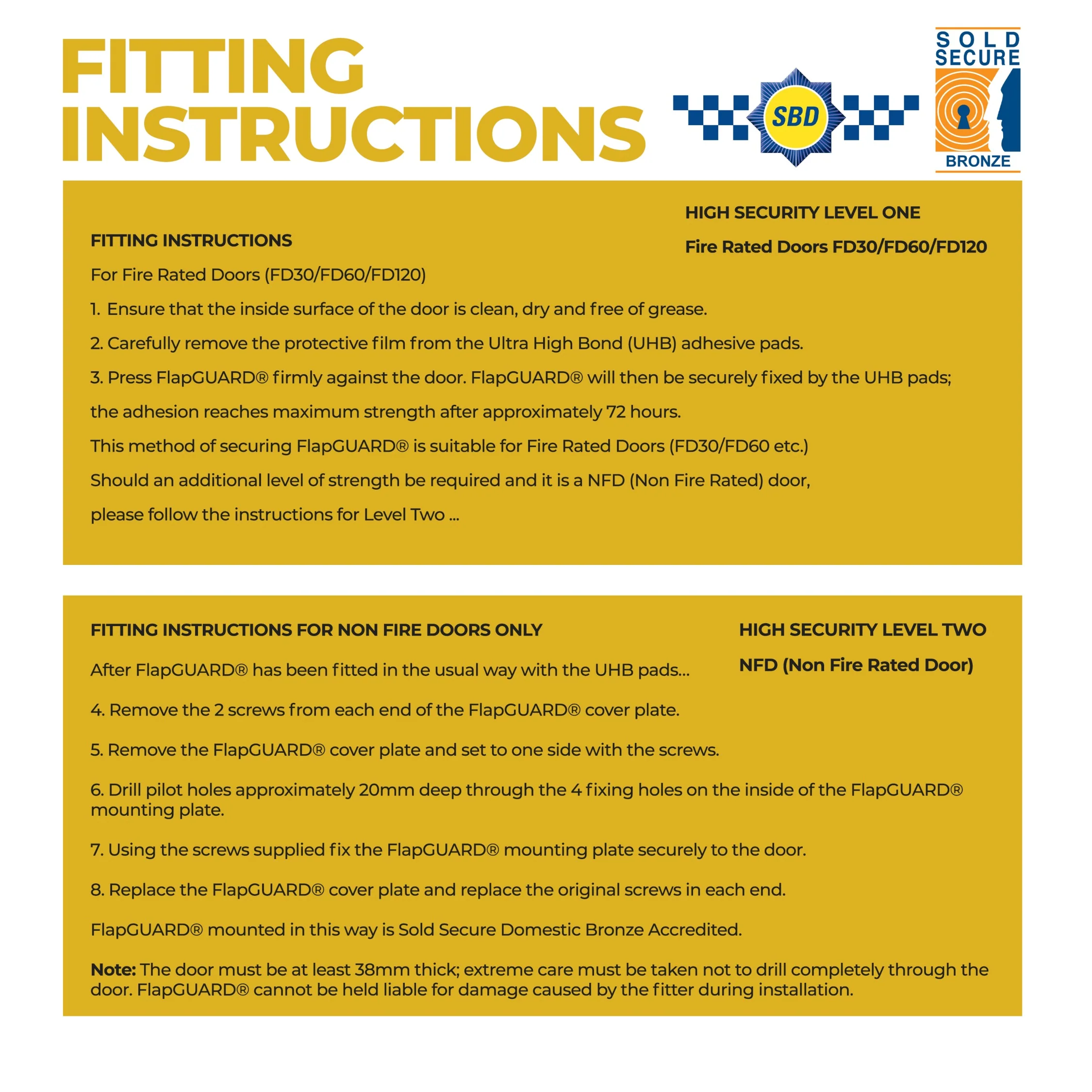 FlapGUARD Lockable Letterbox Security Cover — Anti-Arson & Anti-Fishing Letter Plate Guard - Image 6