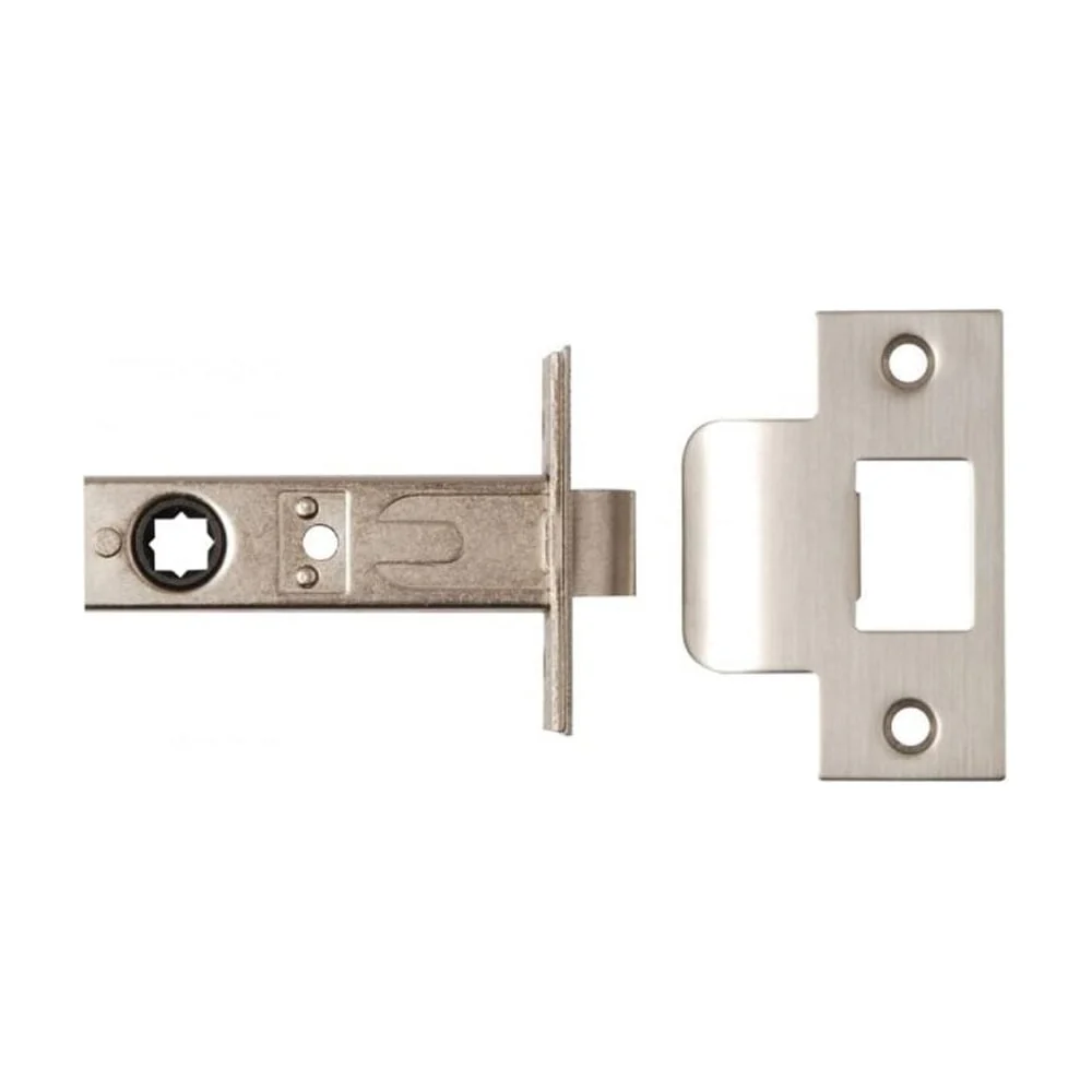 Interior Door Handles On Rose Satin Nickel Polished Chrome 3685-PRV - Image 3