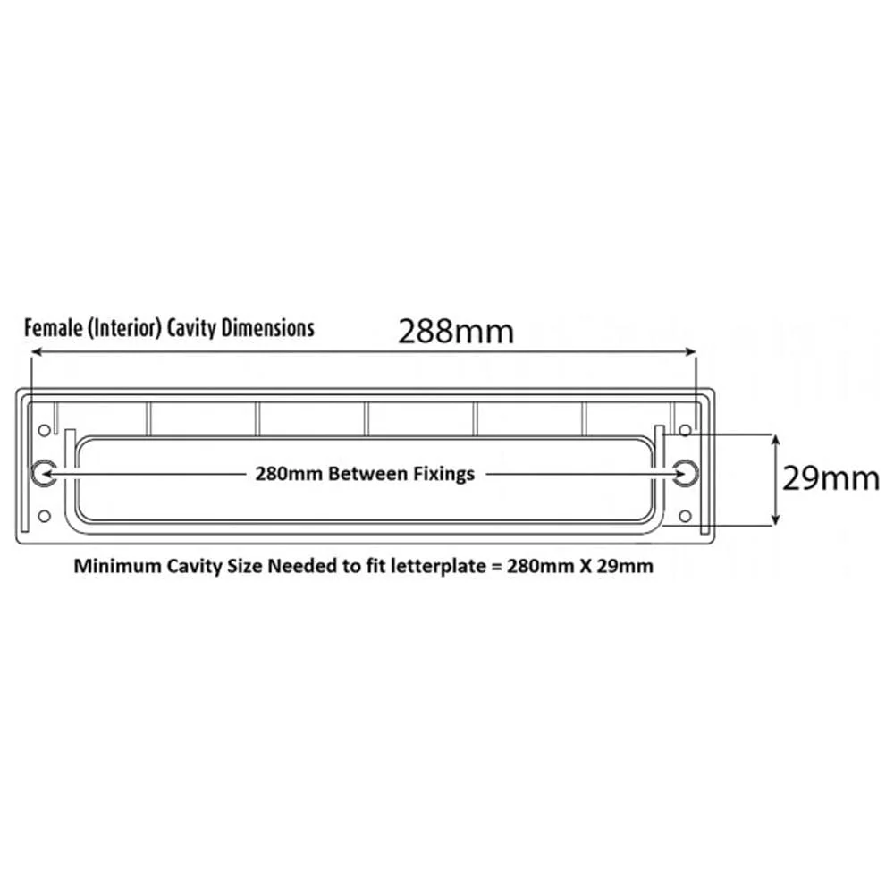 Slimline uPVC Door Letterbox Anti Snap – uPVC & Composite Doors - Image 3